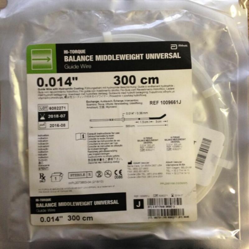 Abbott BMW UNIVERSAL moderately complex PCI guidewire